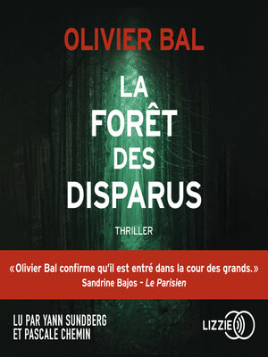 cover image of La Forêt des disparus